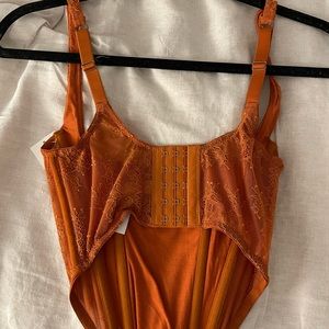 Orange Corset